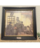Jakob Smits Art Print Interior in the Kempen Framed Painting Rural Famil... - $47.10 CAD