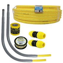 Underground Natural Gas 3/4in 100 ft IPS New Install Kit LP Flexible Dur... - £262.03 GBP