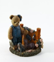Young&#39;s Berry Hill Bears Figurine Knock &amp; It Shall Be Opened Unto You. M... - £10.35 GBP