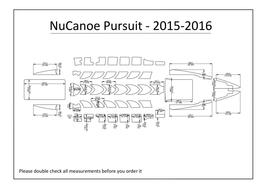 2015-2016 NuCanoe Pursuit Kayak Boat EVA Foam Deck Floor Pad Flooring - £221.12 GBP