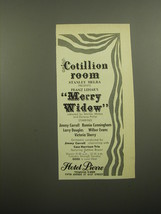 1960 Hotel Pierre Ad - Cotillion Room presents Franz Lehar's Merry Widow - $14.99
