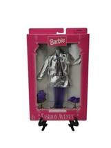 1997 Barbie Fashion Avenue Boutique Outfit #18126 Silver &amp; Purple Jacket Skirt - $27.76