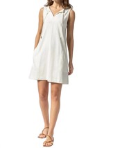 Lilla P split neck sleeveless dress in Ecru - size S - $92.07