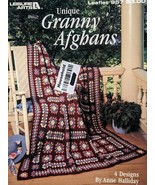 Unique Granny Afghans to crochet/Leisure Arts Leaflet 957 - €6,94 EUR