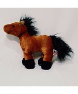 Horse Brown Arabian Webkinz No Code Ganz Plush Stuffed Animal 8&quot; Toy - £11.77 GBP