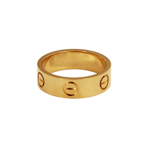 Cartier 18k Yellow Gold Love Band Ring 6 mm_57 size - $1,400.00