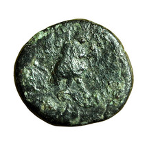 Ancient Greek Coin Alontion Sicily AE14mm Herakles / Eagle 04052 - $44.99