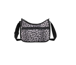 LeSportsac White Leopard Classic Hobo Crossbody Modern Abstract Leopard ... - £71.89 GBP