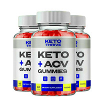 3 Pack Keto Thrive ACV Gummies Keto Thrive Keto ACV Gummies - 180 Gummies - $93.98