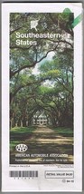 Road Map AAA Southeastern States 1995 - $82.33 MXN