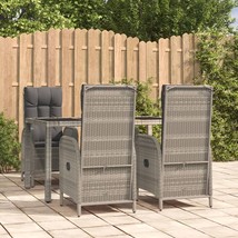 Garden Dining Set Grey - $18,313.42 MXN