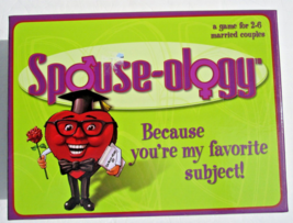 SPOUSE-OLOGY Board Game Complete Family Life For Married Couples - £3.92 GBP