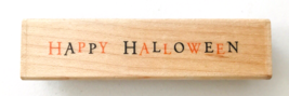 Hero Arts Rubber Stamp Happy Halloween Small Word Border 2.25 x .25&quot; - £1.98 GBP