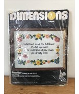 Vintage Dimensions Crewel Contentment 1054 Embroidery Needlepoint Design... - £23.58 GBP