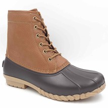 JBU Men&#39;s Size 10 Milton Lace-up Water-Resistant Duck Boot, Tan, New in Box - $36.00