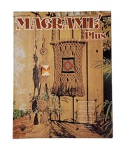 Vintage 1970s MACRAME PLUS Plant &amp; Wall Hangers Patterns DIY Craft Course Book - £8.64 GBP