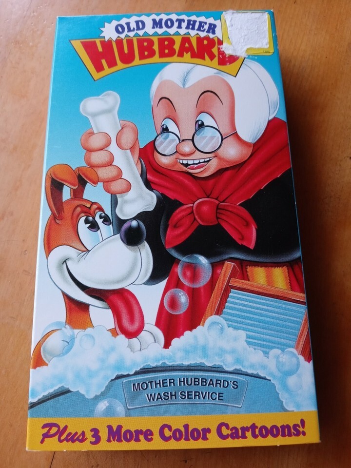Old Mother Hubbard (VHS 2000) Plus 3 More Color Cartoons, UAV Home Video - $18.69