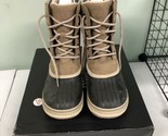 SOREL Women&#39;s Slimpack III Lace Up Waterproof Leather Winter Boot Khaki ... - $85.77