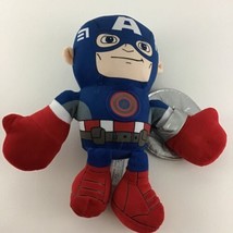 Marvel Super Hero Adventures Bedtime Buddies Captain America Plush Lights Talks - £17.37 GBP