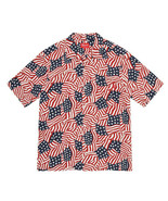 NWT Supreme Flags Rayon S/S Shirt Size L SS20 - £167.36 GBP