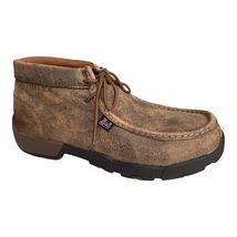 Justin Cappie Steel Toe Distressed Tan Bomber Boots 237 Men's 8M EH/SR - $104.49