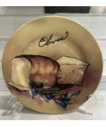 Pacific Island Creations Ceramic Appetizer Plates - Cheese, Bread, Olive... - $24.59 CAD