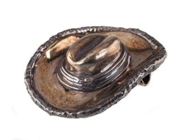 Sterling Silver J.E.M Ladies Hat Brooch/Pendant Great Piece - $1,953.90 MXN