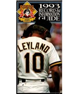 ORIGINAL Vintage 1993 Pittsburgh Pirates Media Guide Jim Leyland - £11.09 GBP