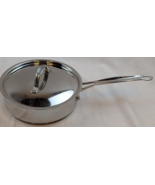 Cuisinart 2 Quart Stainless Steel Saute Pan 733-20 With Lid Cover - $29.69