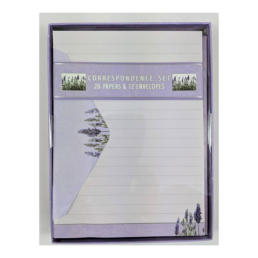 Ozcorp Lavender Correspondence Set (12 Envelope) - $36.60