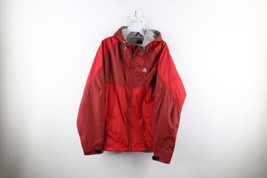Vintage Nike ACG Mens Small Travis Scott Mini Swoosh Hooded Rain Jacket Red - £62.36 GBP
