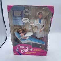 Dentist Barbie Doll Set with Blonde Child 1997 Mattel (17255) Sealed - $47.00