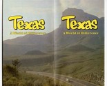 1980 TEXAS Official Highway Travel Map William Clements Governor - $13.86
