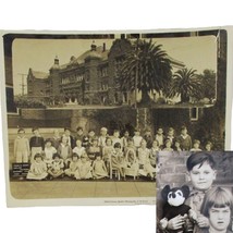 Children Hold Toys Mickey Dolls Photo Franklin School 1st Grade Oakland CA 1935 - $49.48