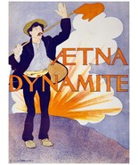 3830.Aetna Dynamite Vintage Poster.Room wall art design.Wall Art Decorative - $301.25 MXN+