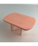 Playskool Victorian Dollhouse Replacement Dining Room Table Pink Vintage... - $14.80