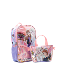 Disney Frozen 17&quot; Laptop Backpack Lunch Bag Set 4-Piece Pencil Pouch Lan... - £27.23 GBP