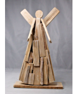 Driftwood Angel Freestanding Figurine Sculpture 12&quot; Tall - £11.44 GBP