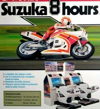 Suzuka 8 Hours Arcade Flyer Original 1992 Coke Motorcycle Game Vintage R... - £30.40 GBP