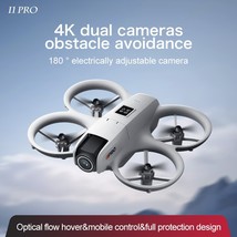 I1 PRO 4K Dual-Camera Drone, 180° Camera Steering, Dual Batteries, Intel... - $81.39