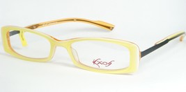 Ka Os Sixty Four 64 COL.2 Gelb/Weiß/Bernstein Brille 50-17-140mm - $105.93