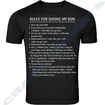 Rules For Dating My Son T-Shirt - Birthday Gift for Dad Him Fathers Day 4XL 5XL - £14.53 GBP