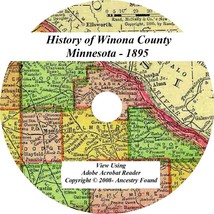 1895 History &amp; Genealogy of WINONA County Minnesota MN - £4.63 GBP