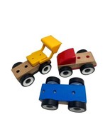 IKEA LILLABO Toy Vehicle 3 Pc Set Kids Cars and Digger Truck Replacement... - £8.63 GBP