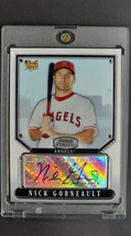 2007 Bowman Sterling #BS-NG Nick Gorneault Autograph Rookie Card Auto RC Angels - £2.97 GBP