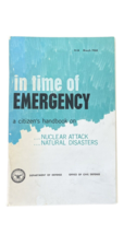 1960s Nuclear Defense In Time Of Emergency &amp; Service For Civil Defense Brochures - £13.62 GBP