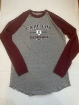 Cape Cod Baseball Long Sleeve Shirt Size L Summertime Traditon Gray Red ... - £17.54 GBP