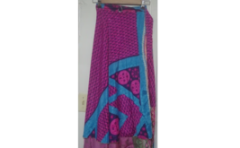 Indian Sari Wrap Skirt S331 - £23.85 GBP