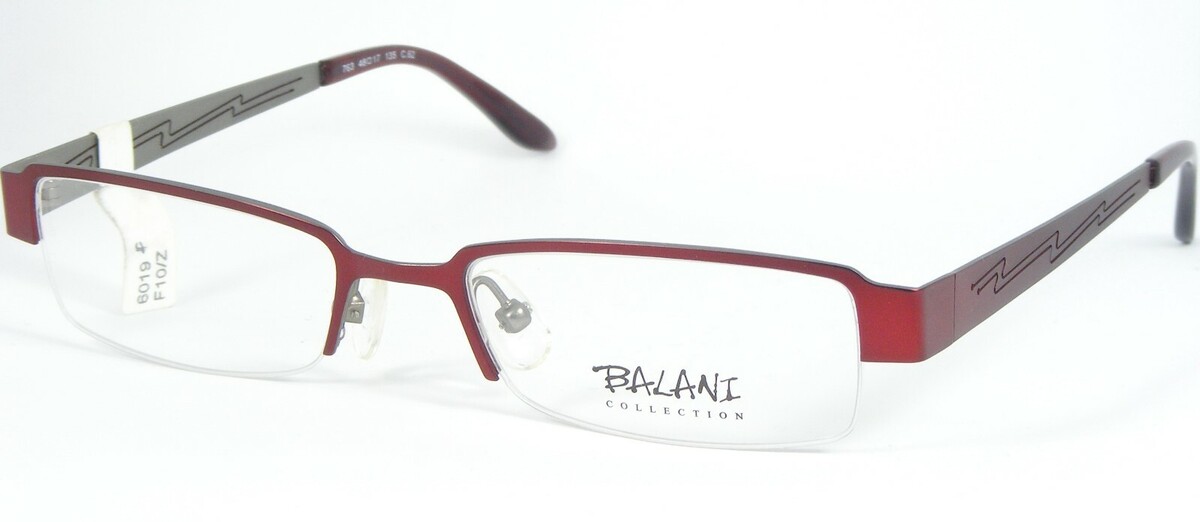 BALANI Collection 763 62 Weinrot Brille Brillengestell 48-17-135mm Deuts... - $58.42