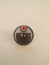 Edmonton Oilers NHL National Hockey League vintage metal &amp; enamel hat lapel pin - £11.20 GBP